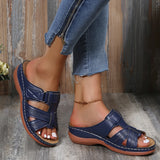 Orthostride Comfort - Orthopedic Open Toe Leather Sandals